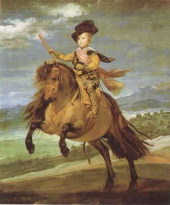 Diego Velazquez Prince Baltasar Carlos on Horseback (df01) France oil painting art
